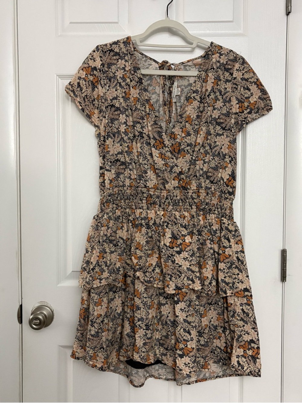 American Eagle Outfitters tiered Floral Mini Dress